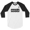 Hustle 3/4 sleeve raglan shirt