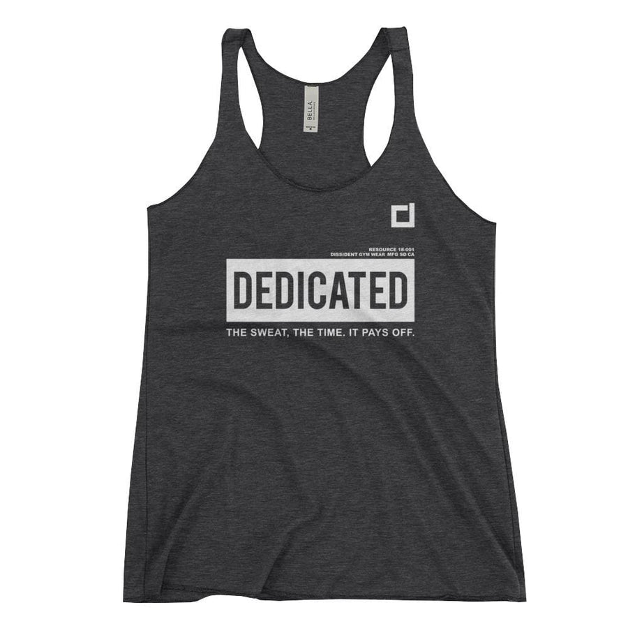 Dedicated Racerback Tank Black