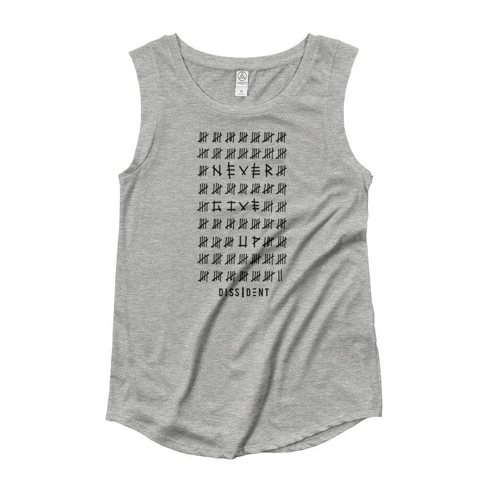 Never Give Up Muscle Tee