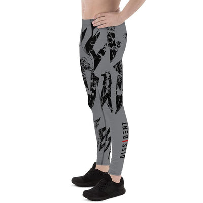 Self Made Compression Men's Leggings Grey