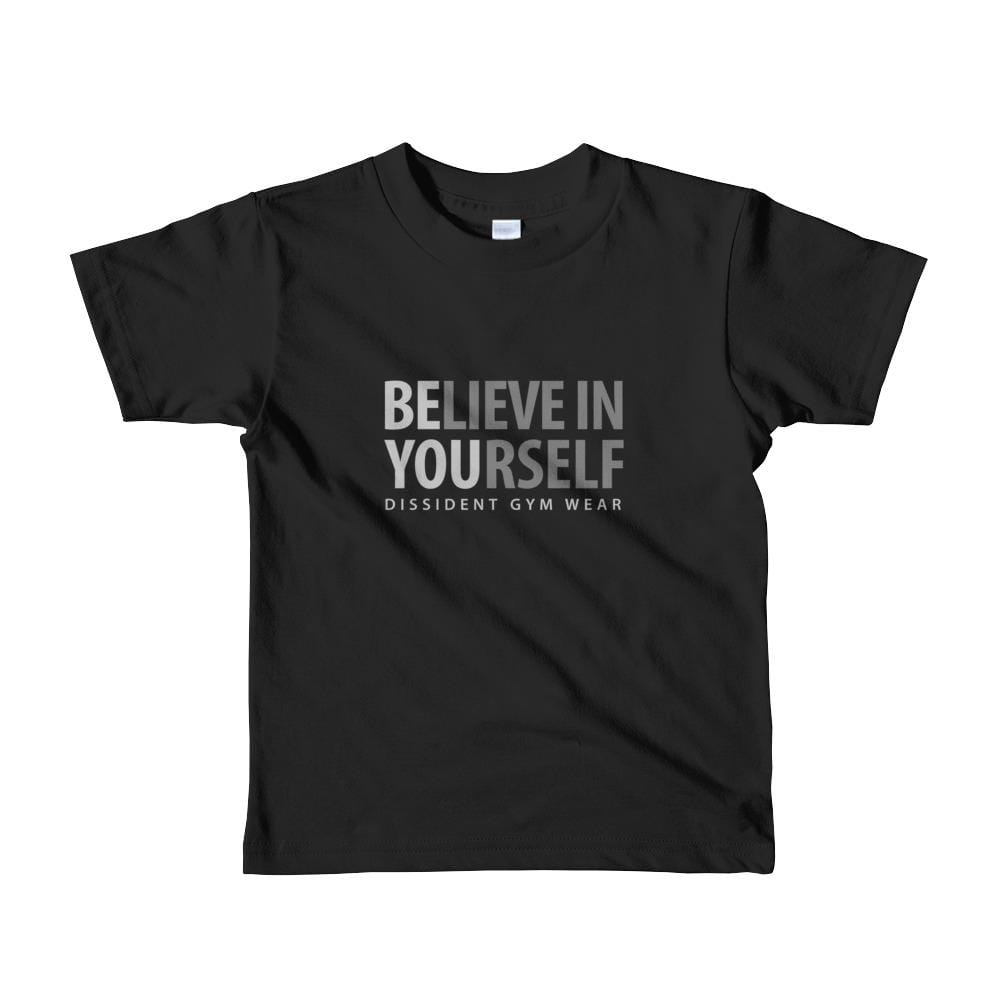 Believe In Yourself Short sleeve kids t-shirt 2-4