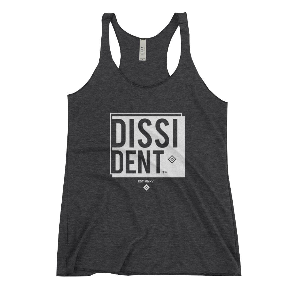 DISSI-DENT Racerback Tank Black