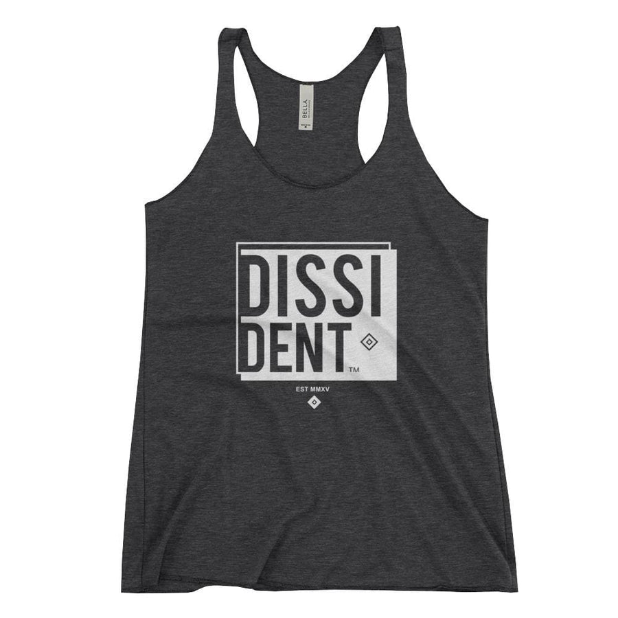 DISSI-DENT Racerback Tank Black