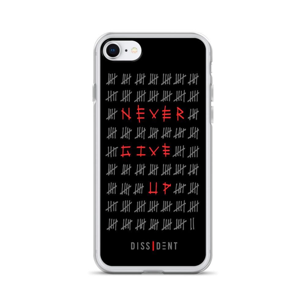 Never Give Up iPhone Case