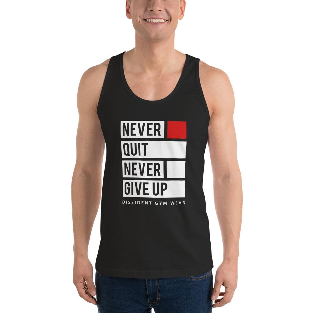Never Quit never Give Up Tank Top