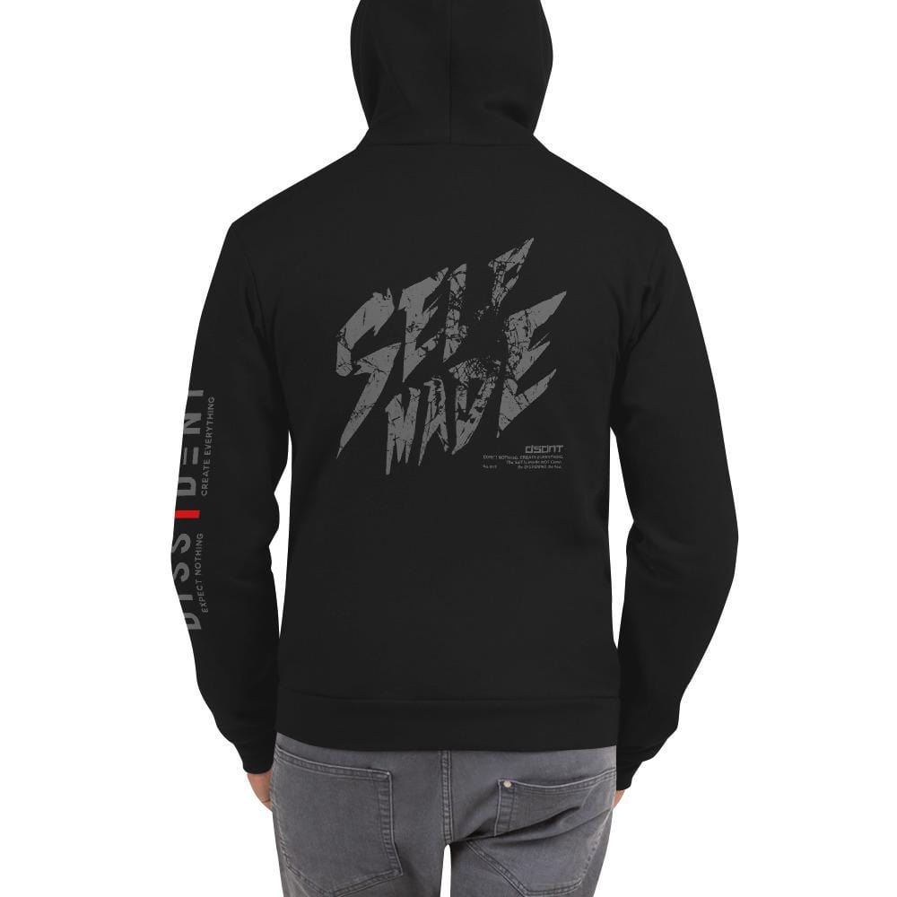 Self Made- Zip Up Hoodie sweater
