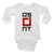 Infant DSDNT Never Quit. Never Give Up.Long Sleeve Bodysuit