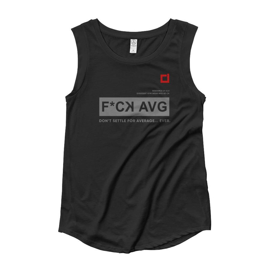 F*ck Avg Ladies’ Cap Sleeve T-Shirt