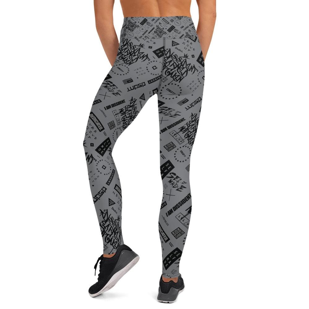 Zypher High Waist Leggings - Grey