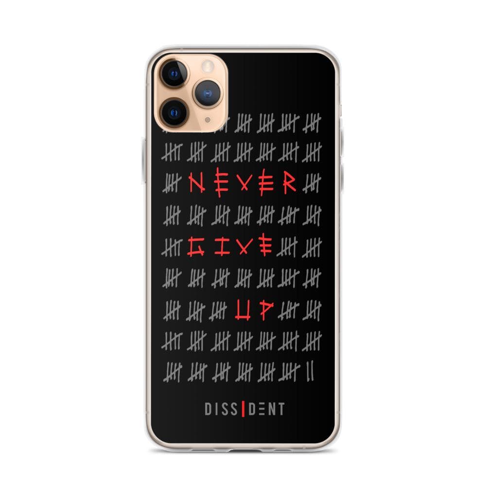 Never Give Up iPhone Case