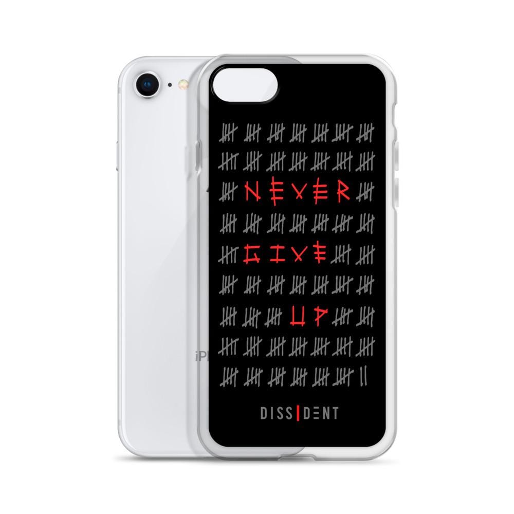 Never Give Up iPhone Case