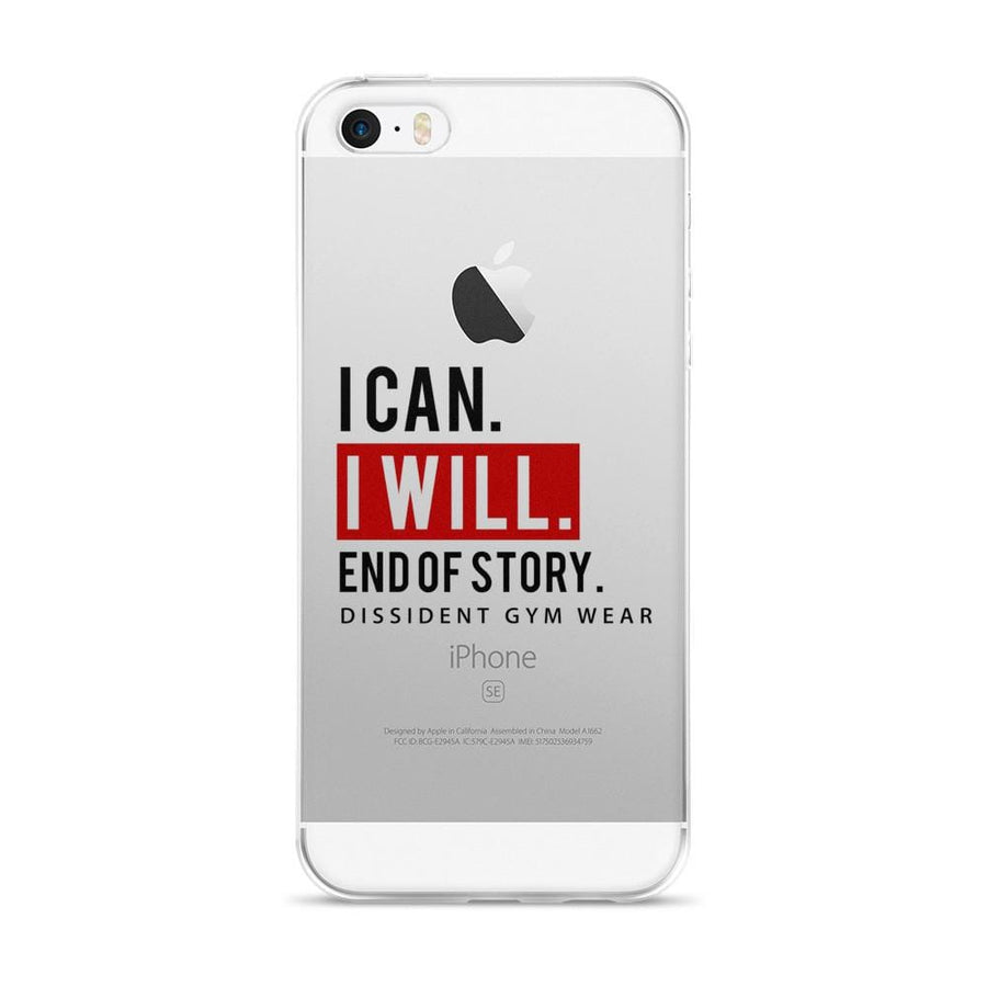 I CAN. I WILL. - iPhone 5/5s/Se, 6/6s, 6/6s Plus, 7/7Plus Case