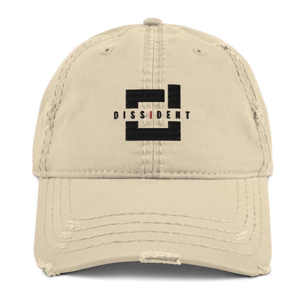 DSDNT Distressed Low Profile Hat Khaki