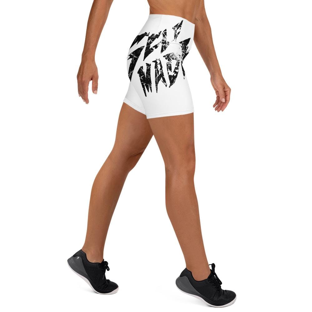 Self Made Compression Shorts White