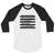 nobody F*cking Cares 3/4 sleeve raglan shirt