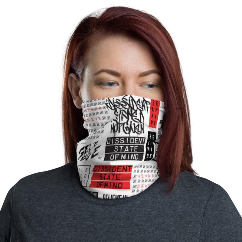 Self Made Print Mask White