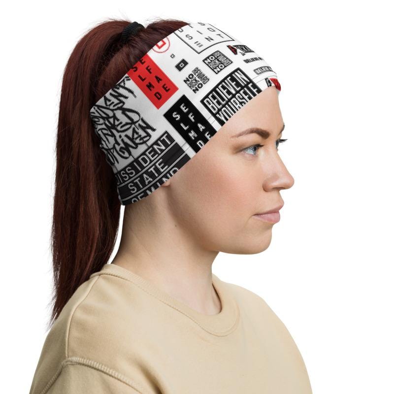 Self Made Print Mask White